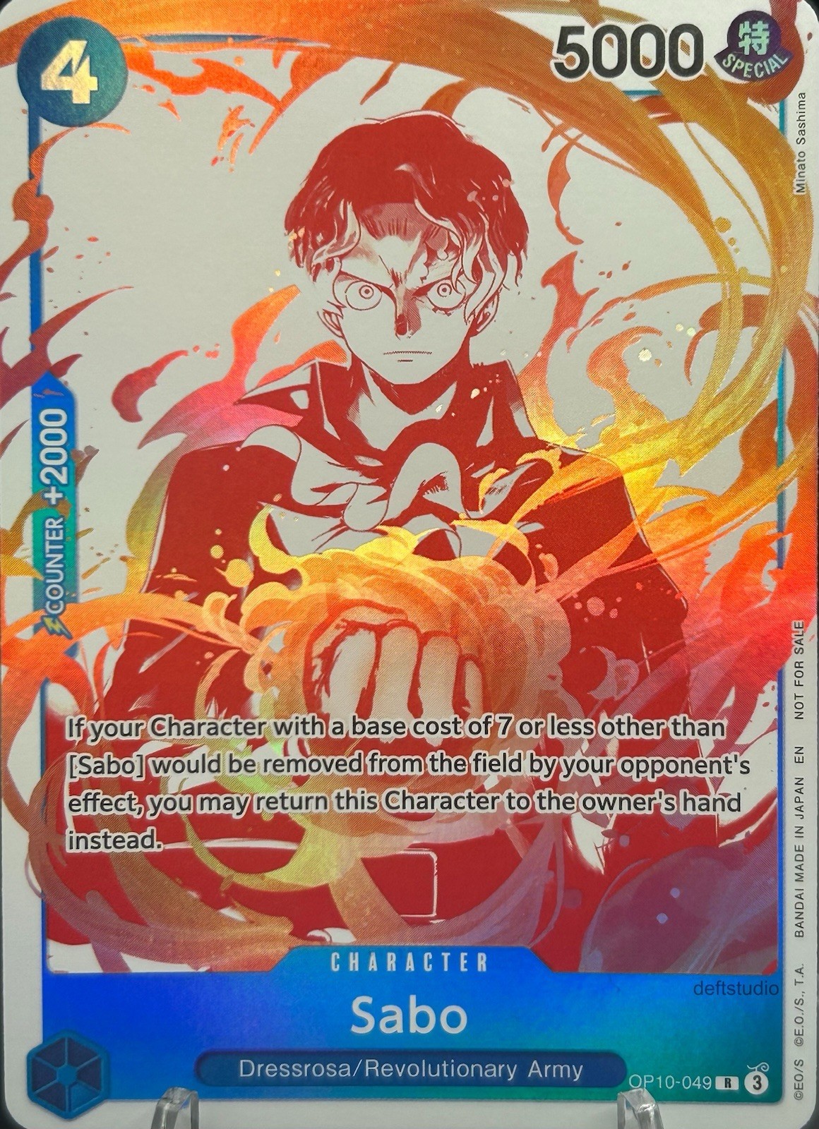 • Sabo • OP10-049 R 3rd Anniversary Promo Holo One Piece TCG NM