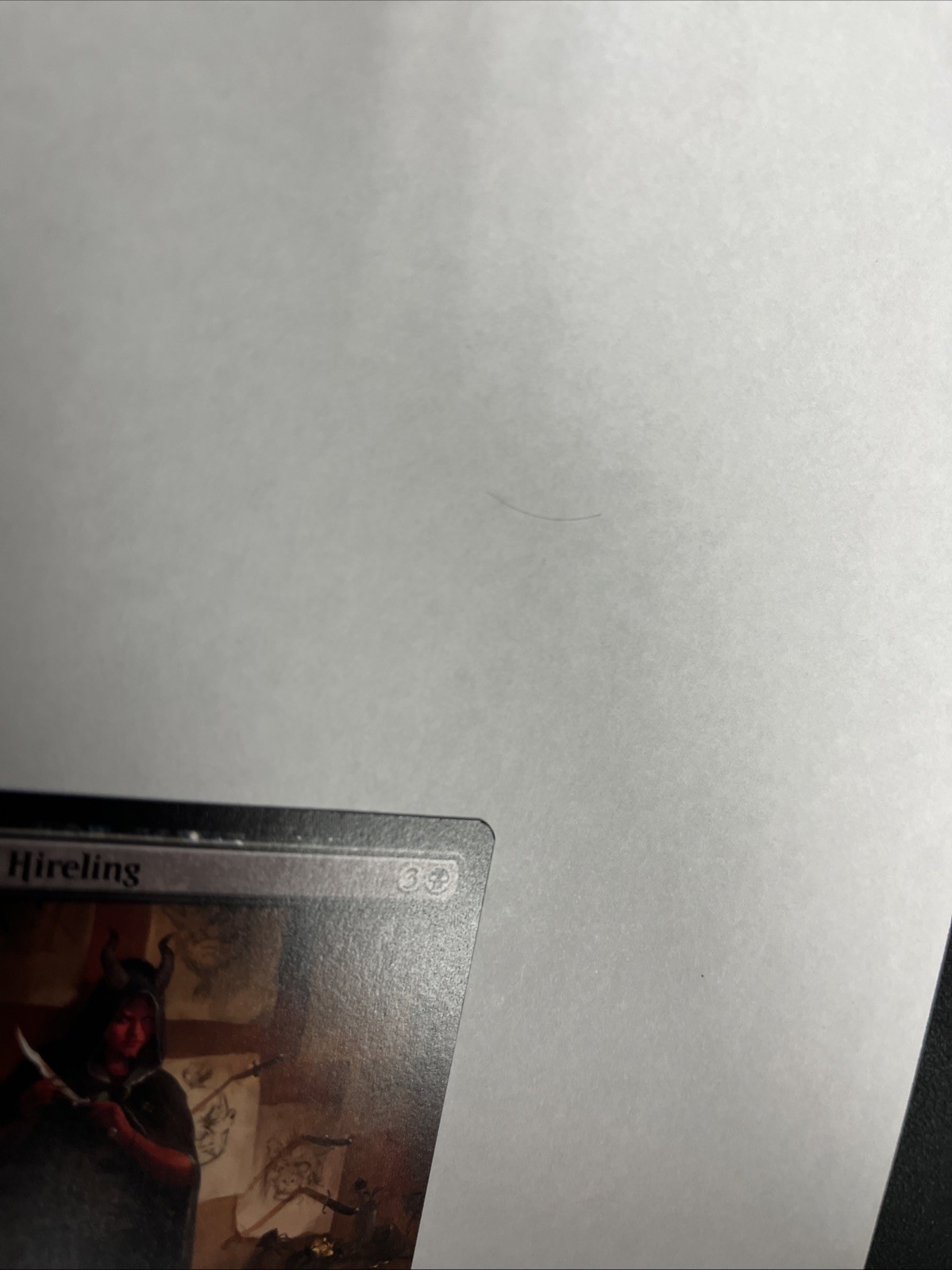 Grim Hireling Extended Art Nonfoil Card #294 MTG LP
