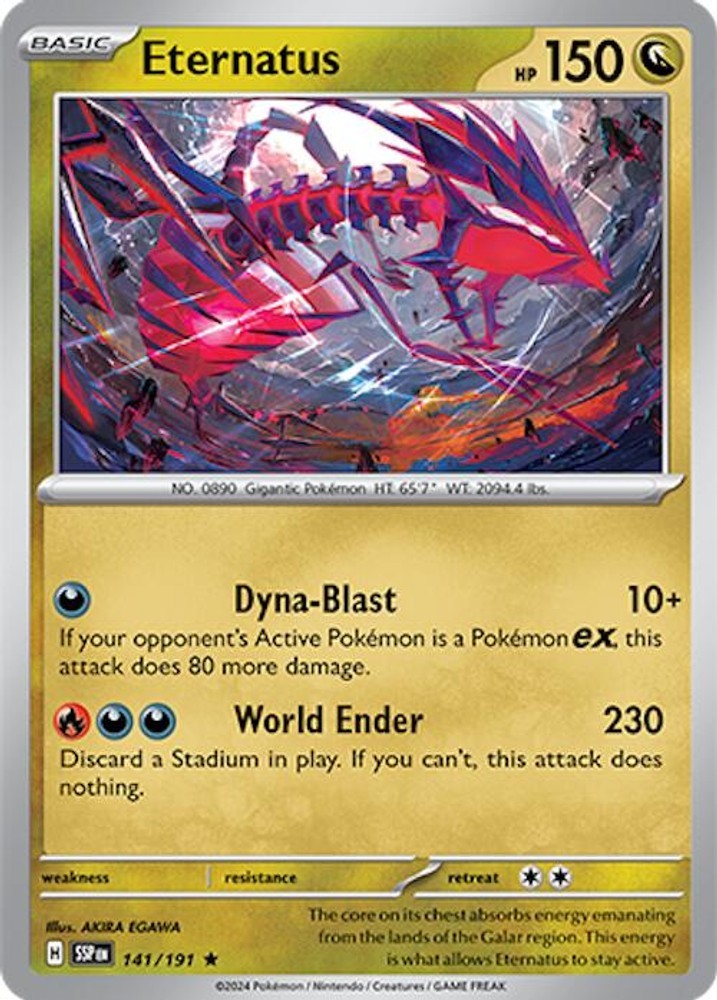 Eternatus [SSP – 141/191] NM Holofoil Free Shipping!