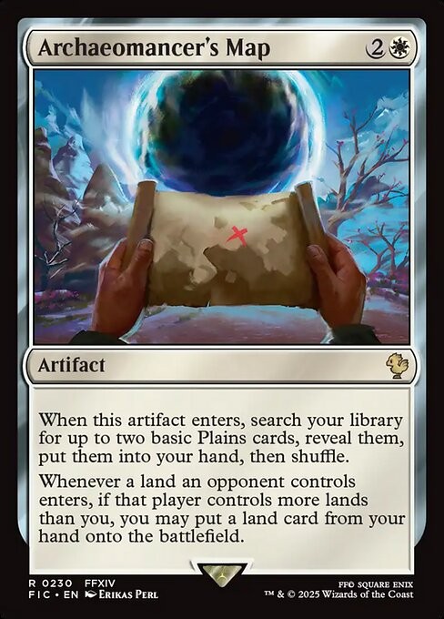Archaeomancer’s Map 230 R Normal FIC MTG NM