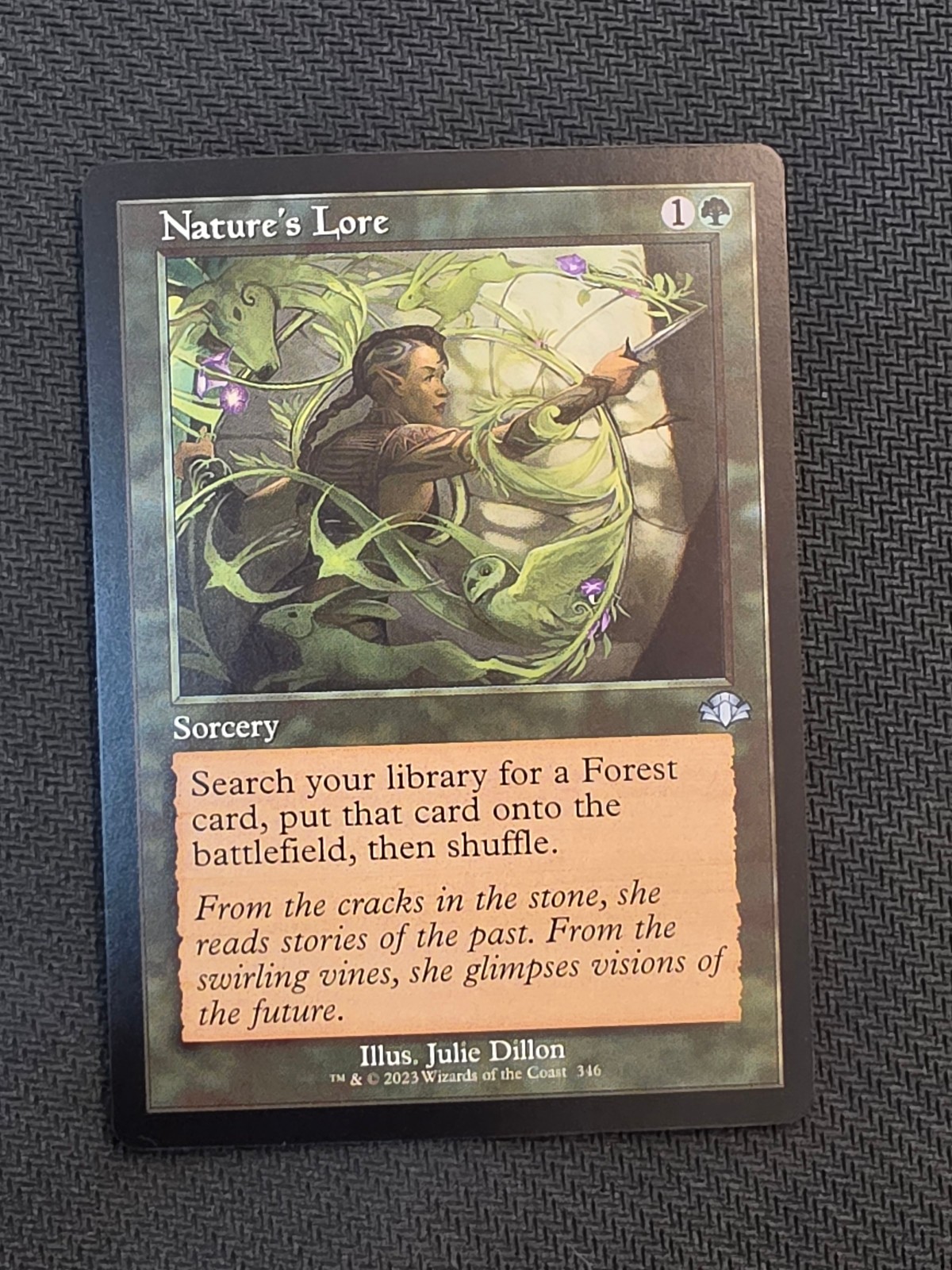 MTG Nature’s Lore Retro Frame DMR #346 Dominaria Remastered Uncommon NM
