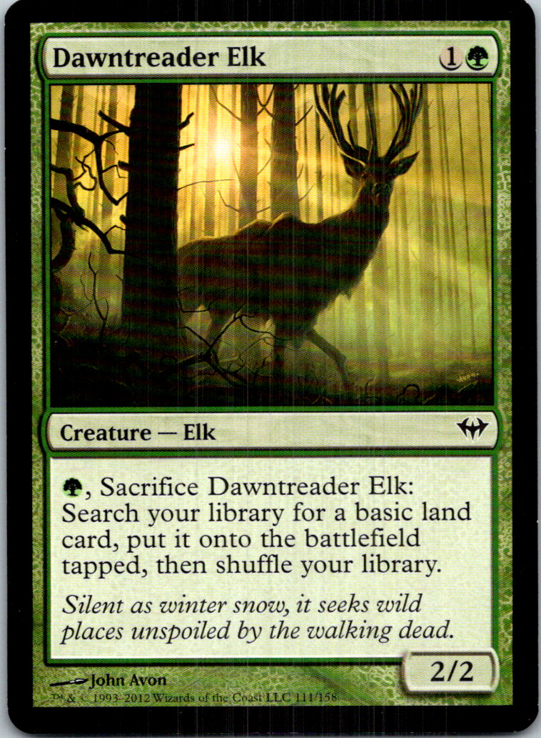 Dawntreader Elk 111 Magic: The Gathering Dark Ascension LP