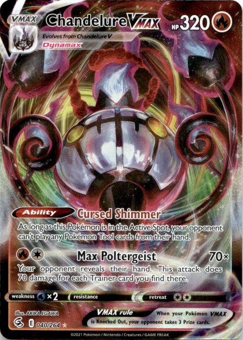 SWSH08: Fusion Strike #040/264 Chandelure VMAX