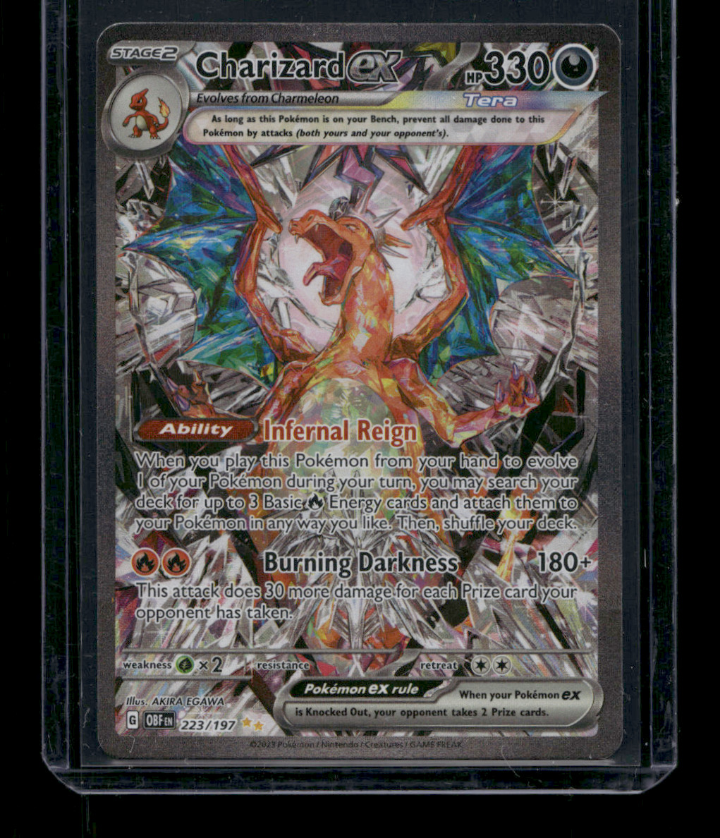 2023 Charizard ex 223/197 Holo Special Illustration Rare Obsidian Flames MP