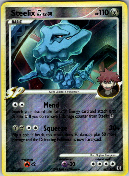 Steelix GL 51/111 Rising Rivals Reverse Holo
