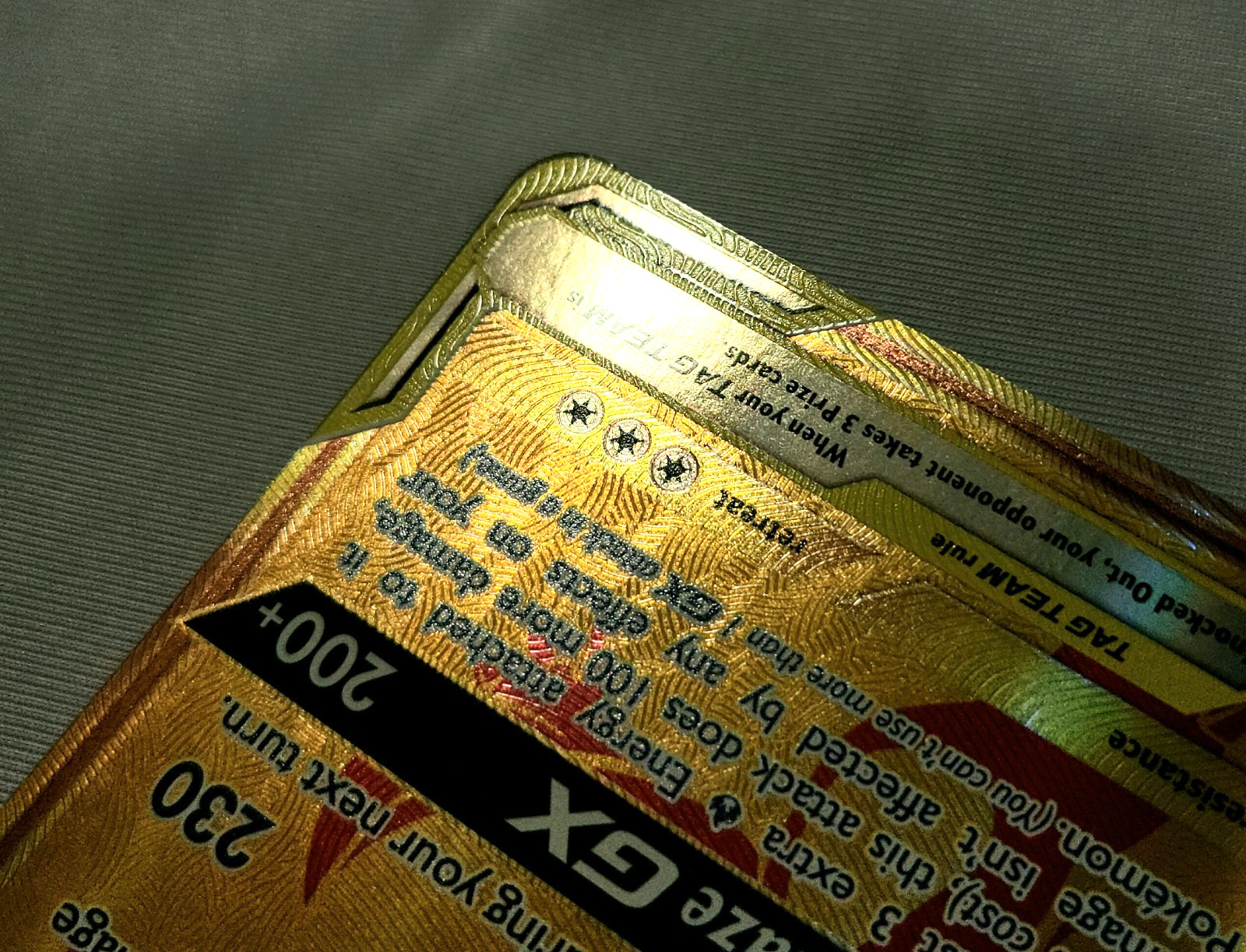 2021 Pokemon TCG Reshiram & Charizard GX Tag Team SM248 Oversized Excellent-NM/M