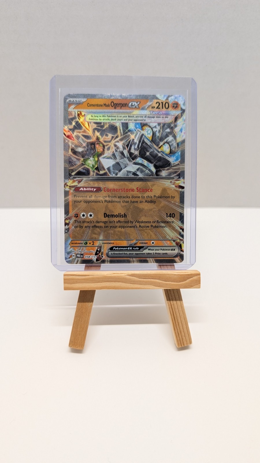 Pokémon TCG, Cornerstone Mask Ogerpon Ex 058/131 – Prismatic Evolutions