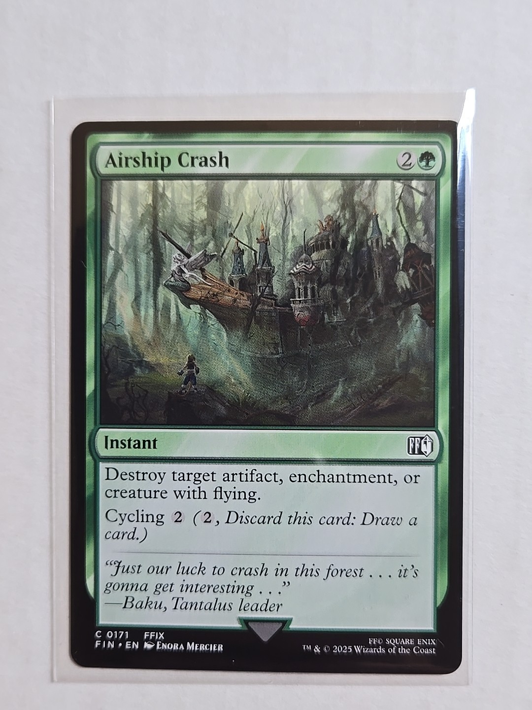 Airship Crash – Final Fantasy – NM – MTG Magic – Common – Instant