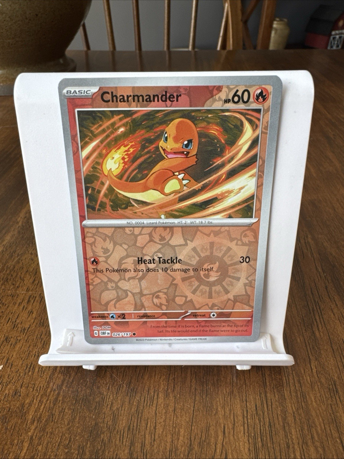 Charmander 026/197 SV03: Obsidian Flames Reverse Holo Pokemon