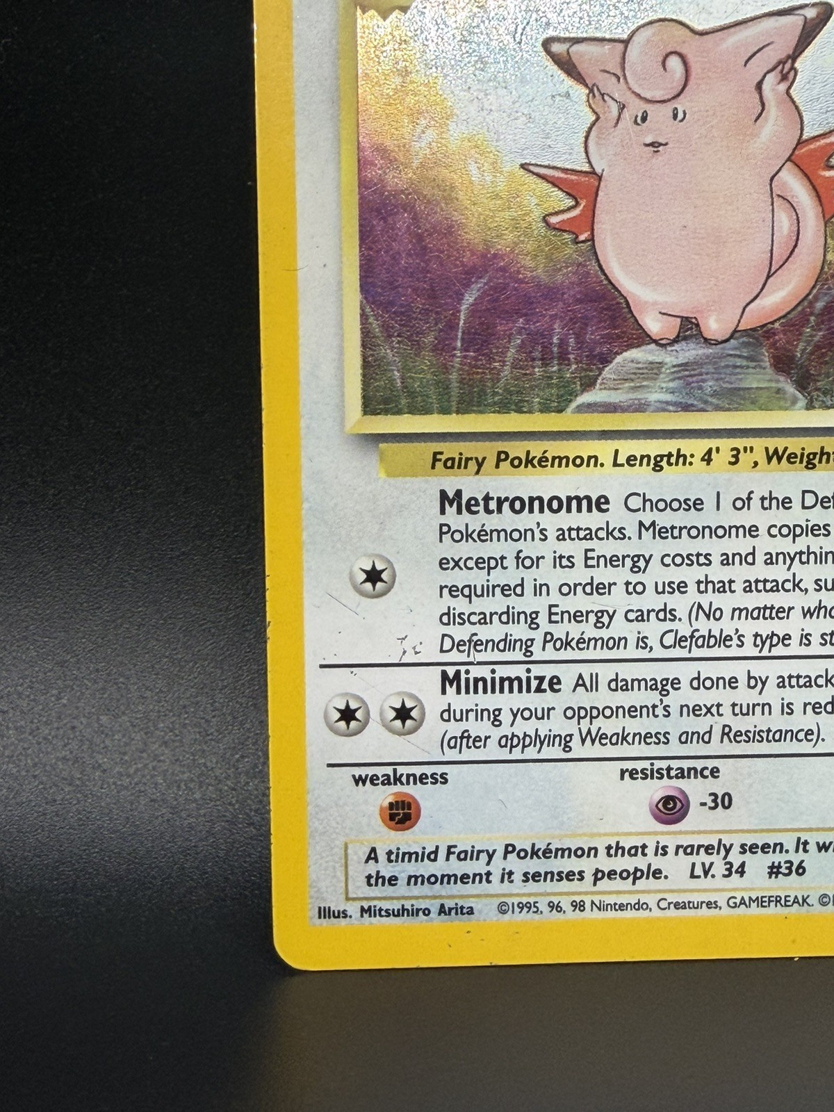 Clefable 01/64 Jungle Holo Pokémon TCG