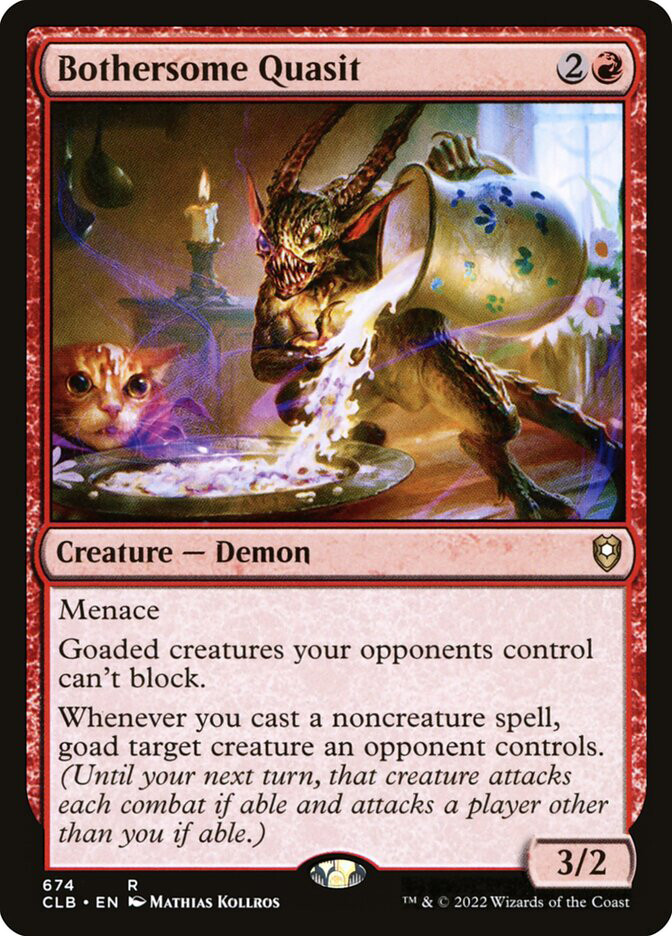 MTG Bothersome Quasit – Commander Legends: Battle for Baldur’s Gate