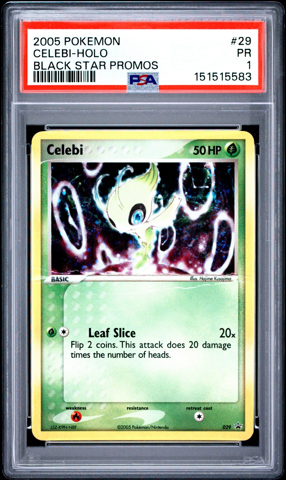 Celebi Holo 29 Black Star Promos Pokemon PSA 1
