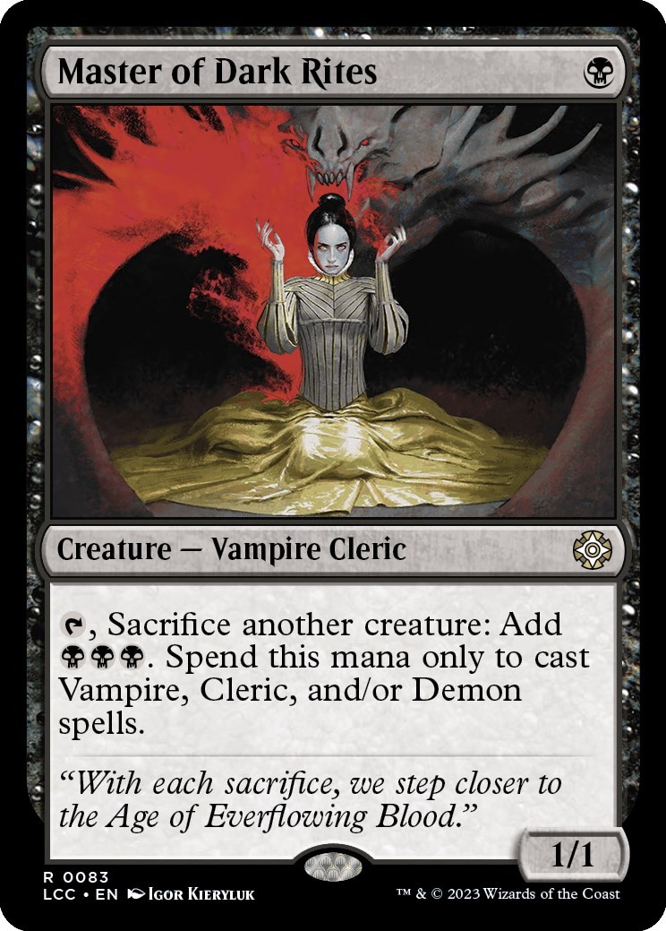 Master of Dark Rites [LCC – 83]