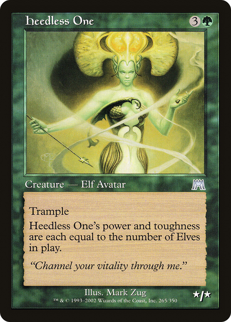 Heedless One #265 (MP) Onslaught ONS Magic MTG