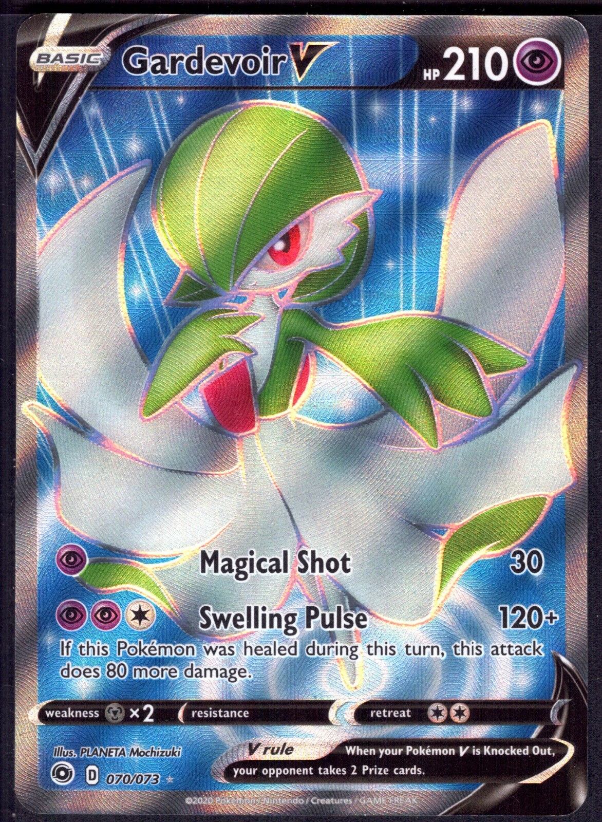 Gardevoir V (Full Art) 70/73 Ultra Rare Champion’s Path NM