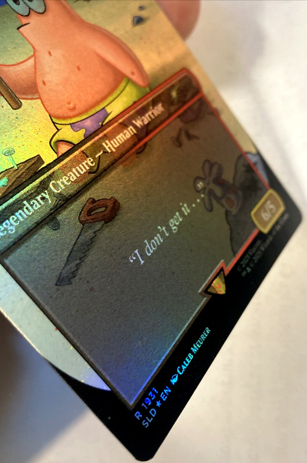 MTG Patrick Star RAINBOW FOIL Secret Lair x SpongeBob 1931 NM