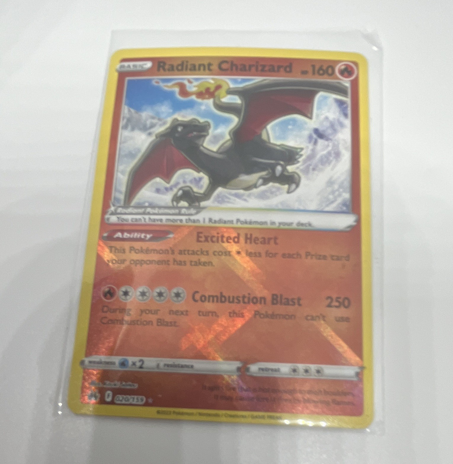 Radiant Charizard 020/159 SWSH: Crown Zenith Holo