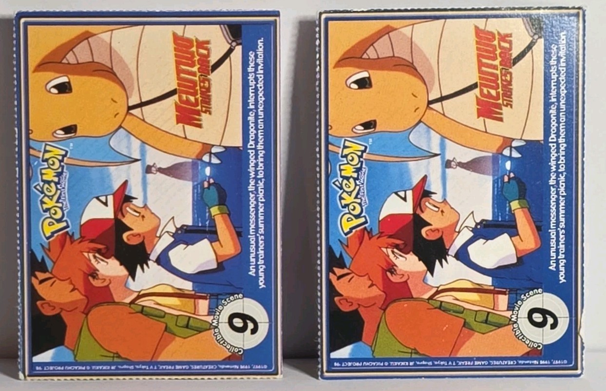 Magikarp Gyarados Evolution Set Pokemon Poketrivia Movie Cards Burger King 1999