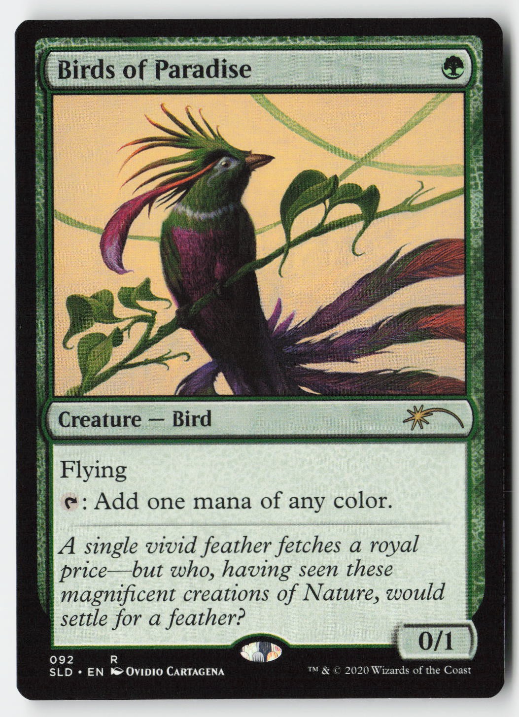 Birds of Paradise (92) #92 (NM) Secret Lair Drop SLD Magic MTG