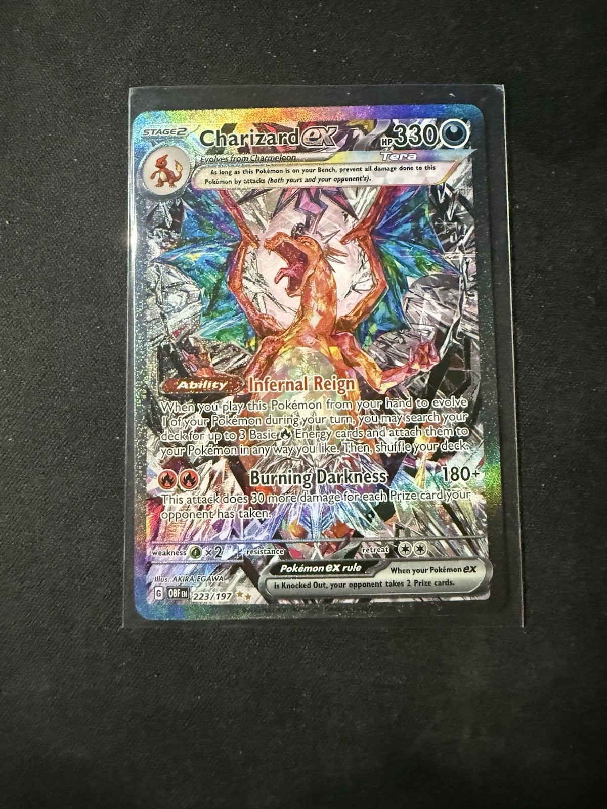 CHARIZARD EX 223/197 OBF SIR