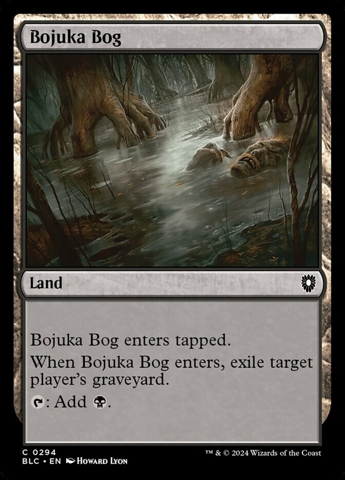Bojuka Bog 0294 Non Foil Common Bloomburrow Commander MTG Near Mint