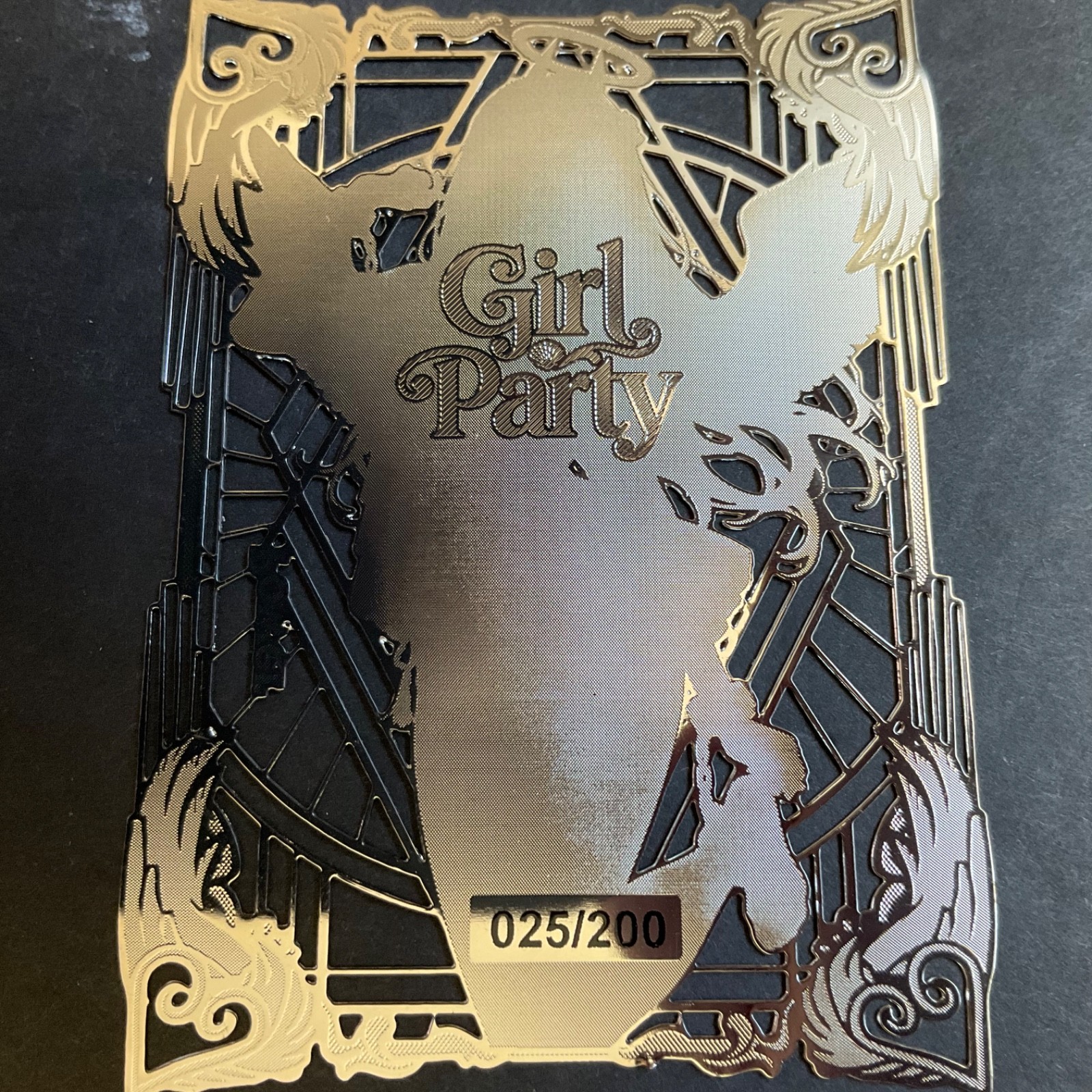 Goddess Story Gold METAL Card – Random Serial Number #/200! Power Bikini Anime