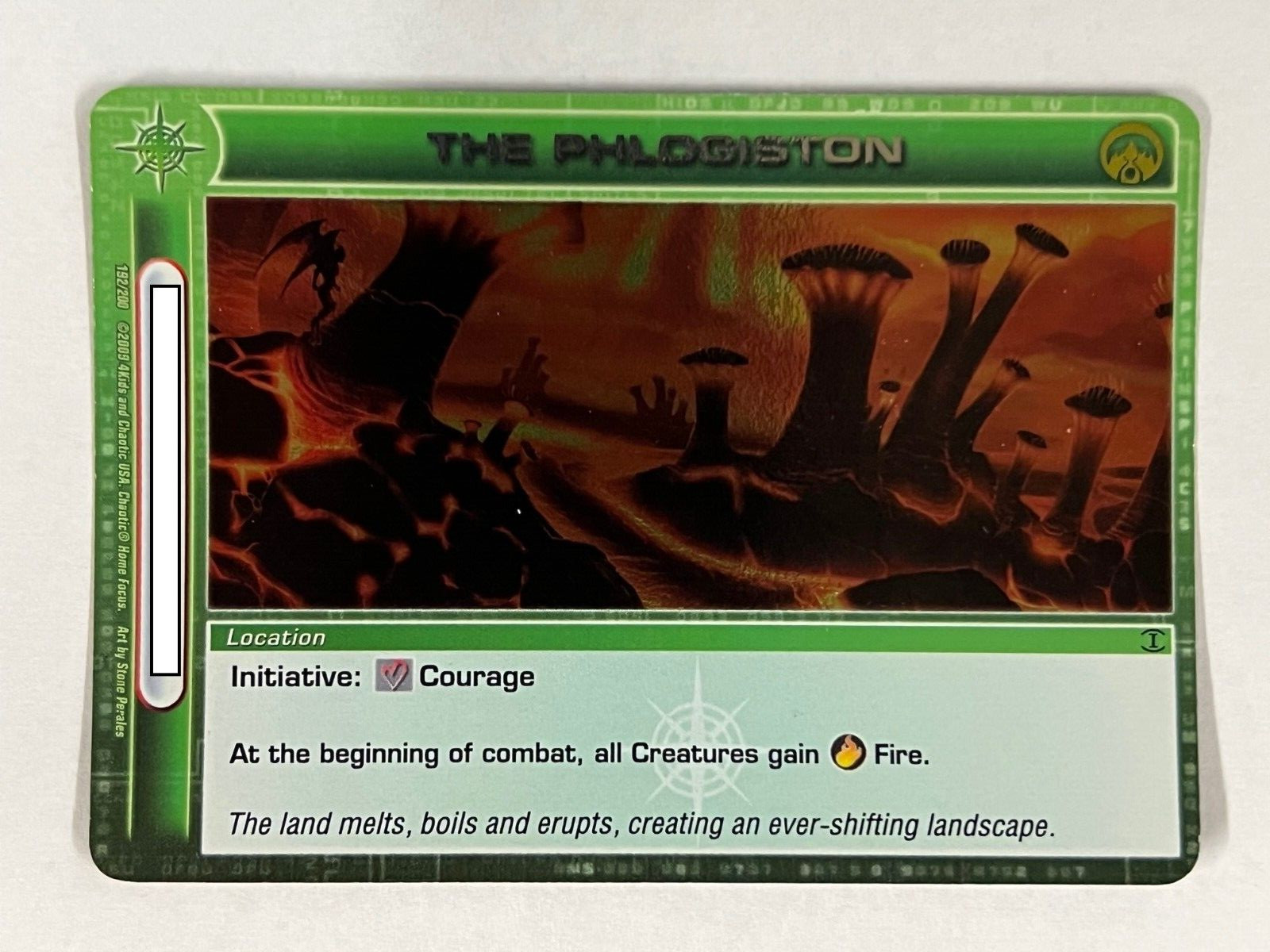 Chaotic 192/200 The Phlogiston Holo Foil Rare Location Card