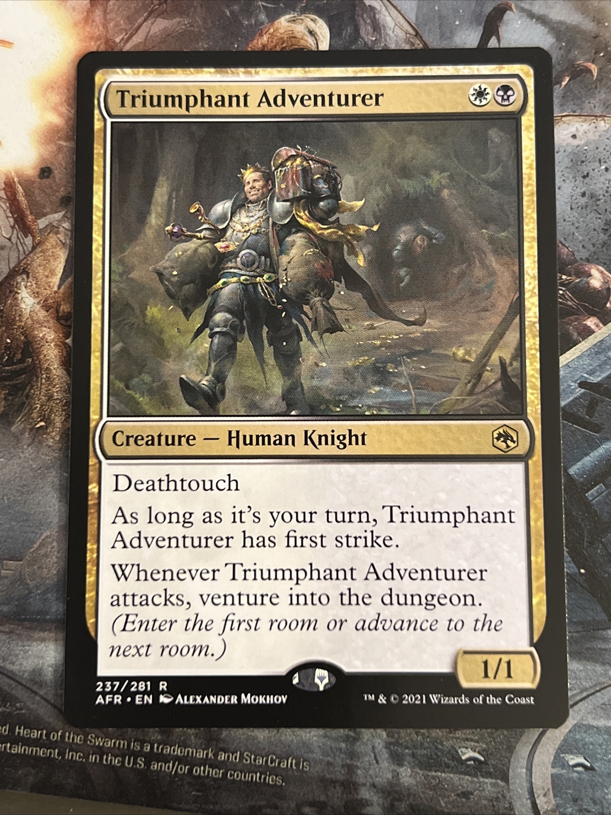 Triumphant Adventurer Adventures in the Forgotten Realms LP Magic Gathering