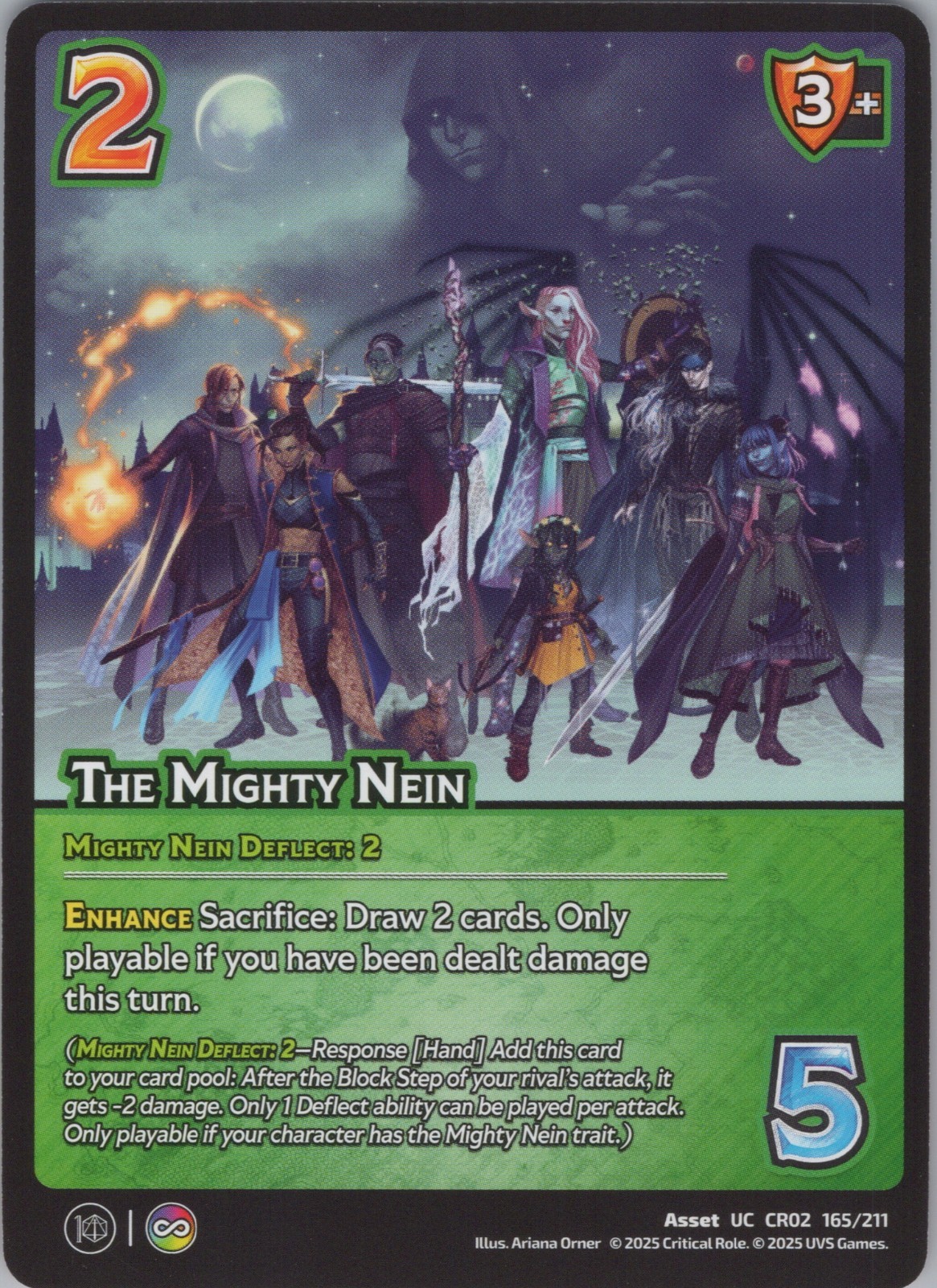The Mighty Nein 165/211 – Critical Role: Heroes of Exandria – UniVersus