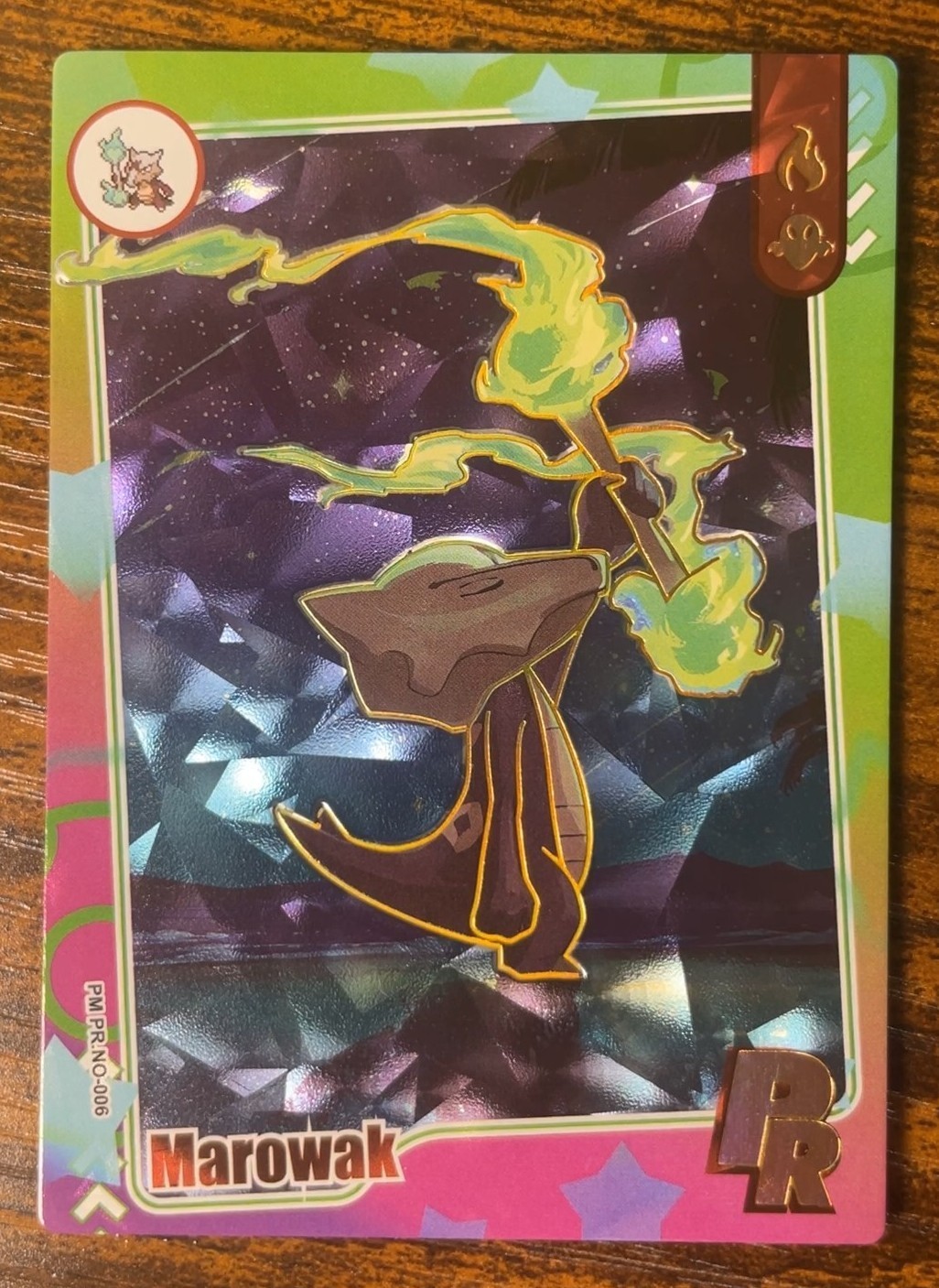 New! Marowak PM-PR No. 006 PR Cracked Ice Eif Origin 4.0 Non-TCG Pokémon
