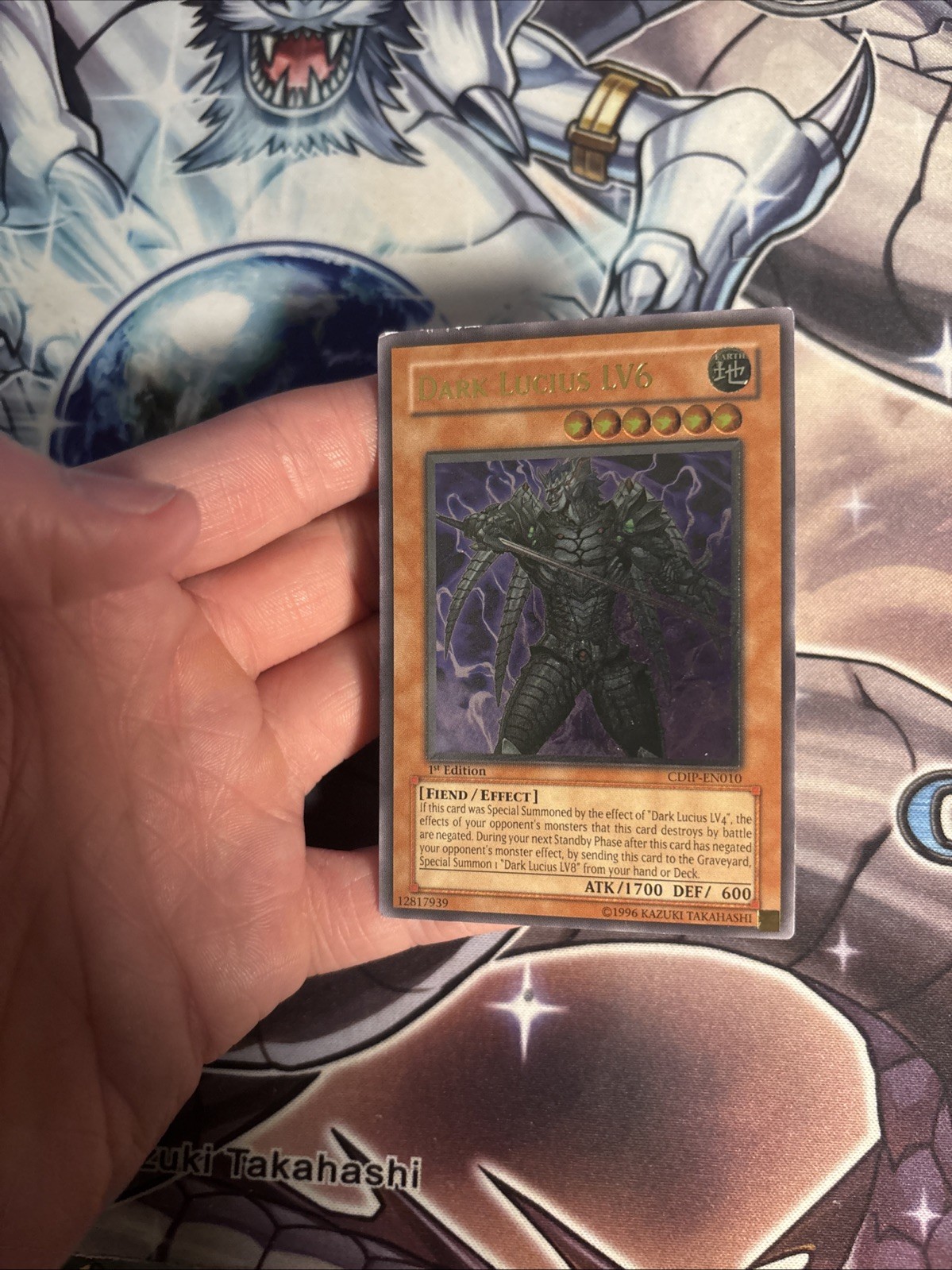 (UTR) Yugioh Dark Lucius LV6 CDIP-EN010 Ultimate Rare 1st Ed LP