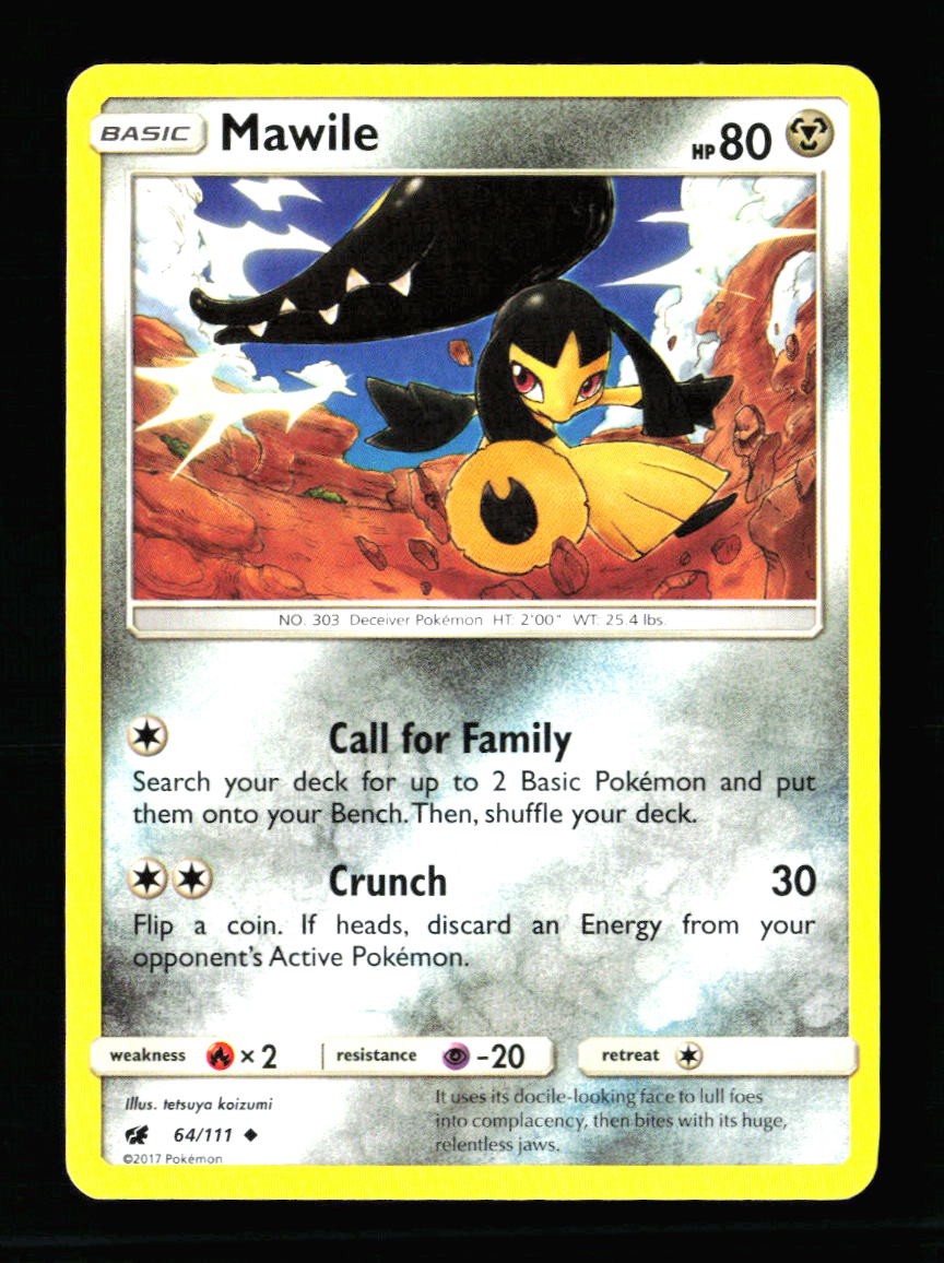 Mawile Uncommon SM – Crimson Invasion 64/111 NM