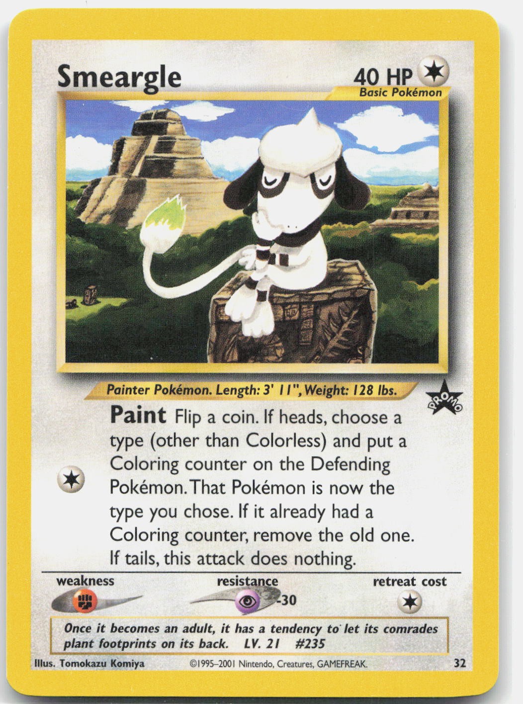Smeargle 32/53 Promo Wizards WoTC Black Star Promo Pokemon Card English LP