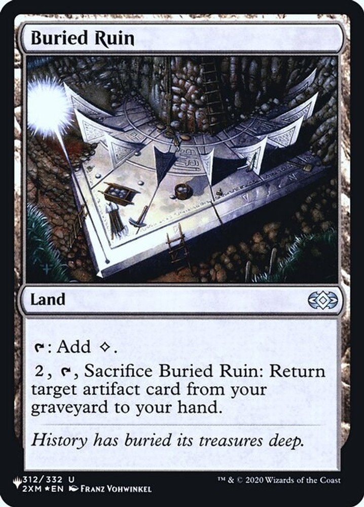 NM Foil – Buried Ruin [LIST – 312] The List Reprints