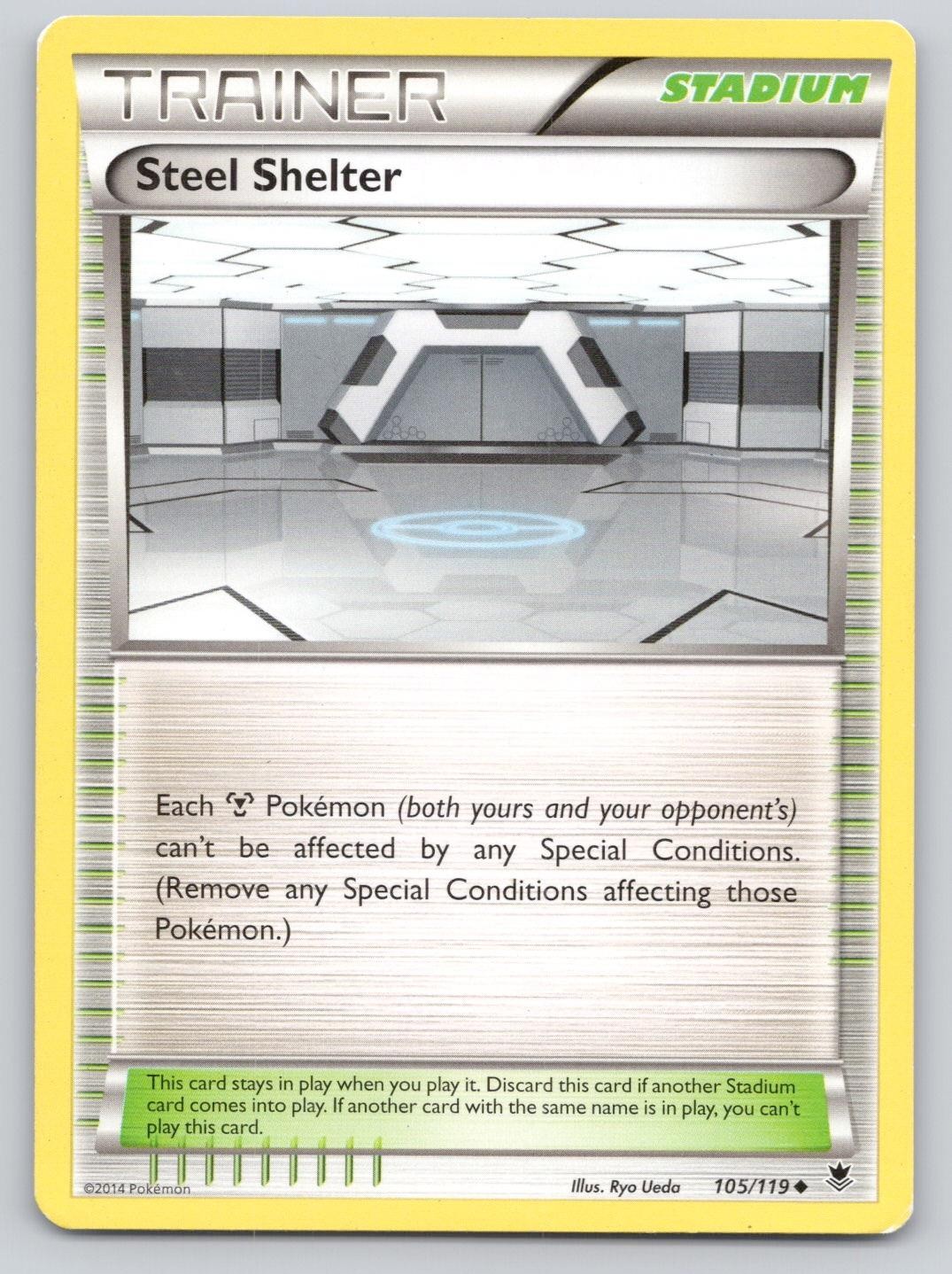 Steel Shelter 105/119 Uncommon Phantom Forces Pokemon