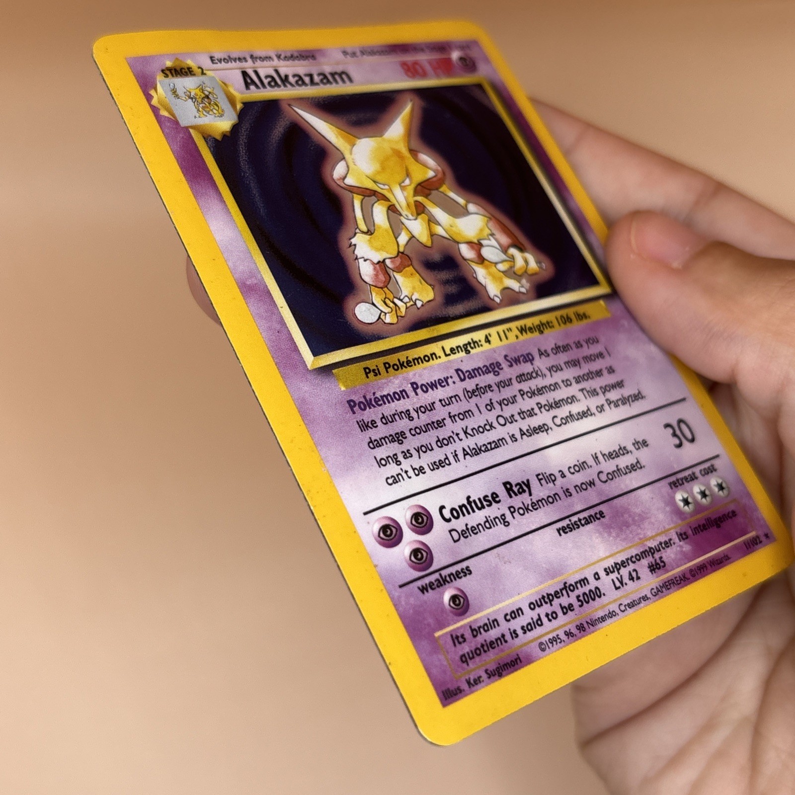 Alakazam 001/102 Base Set Holo HP