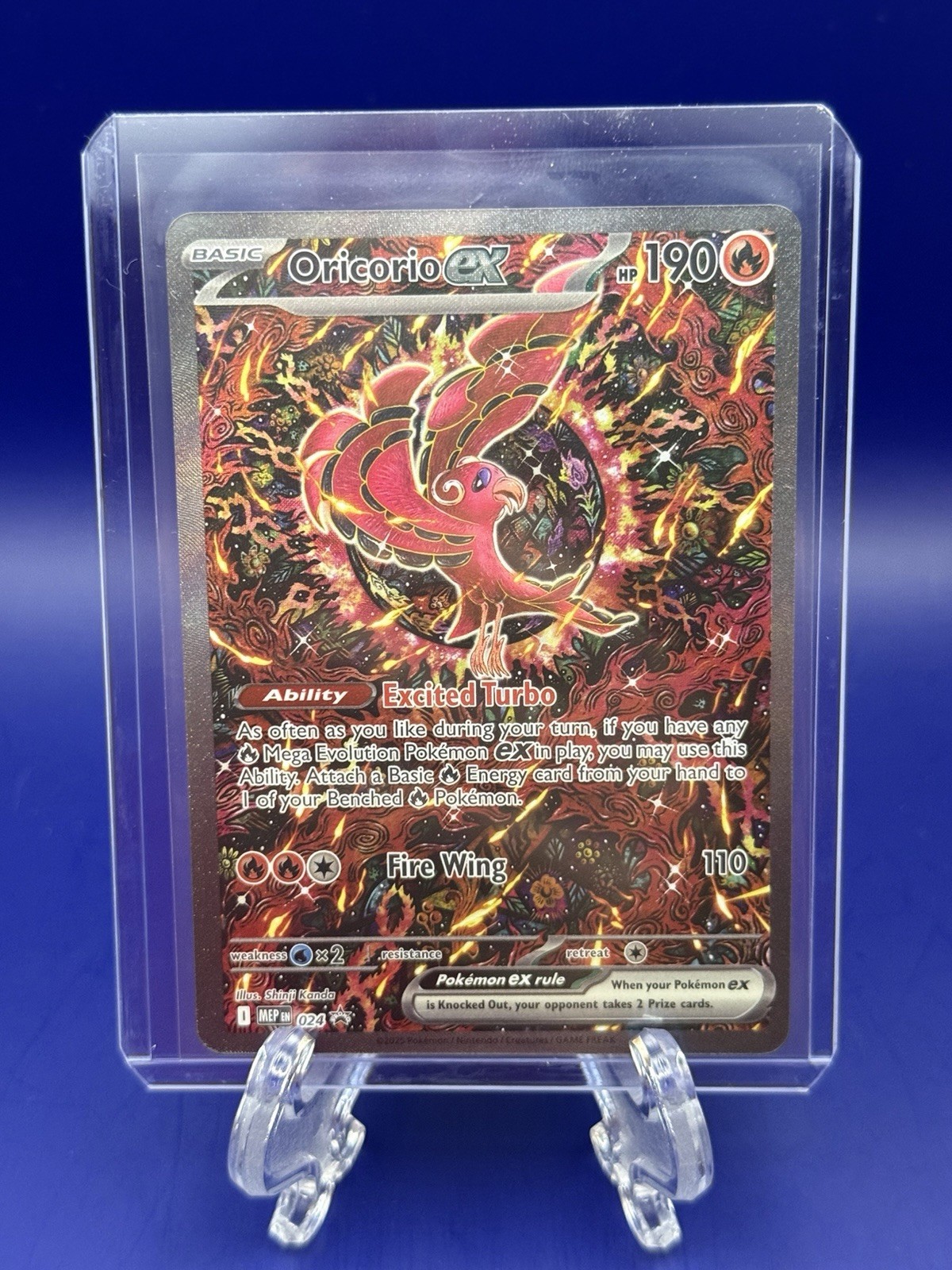 Oricorio ex 024 Me: Mega Evolution Promo Holo