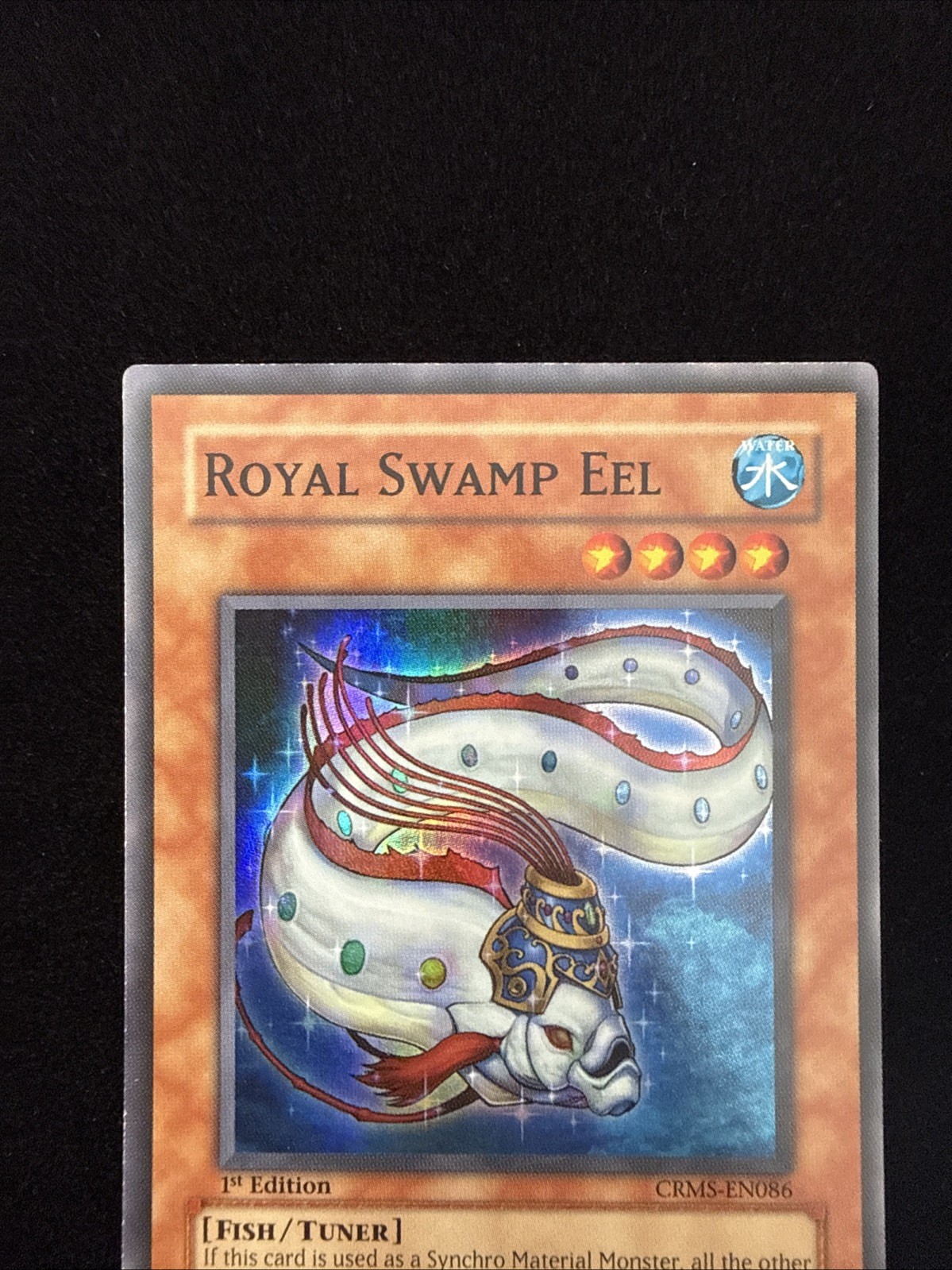 Super Rare 1st Edition | Royal Swamp Eel | Crimson Crisis | CRMS-EN086 | LP