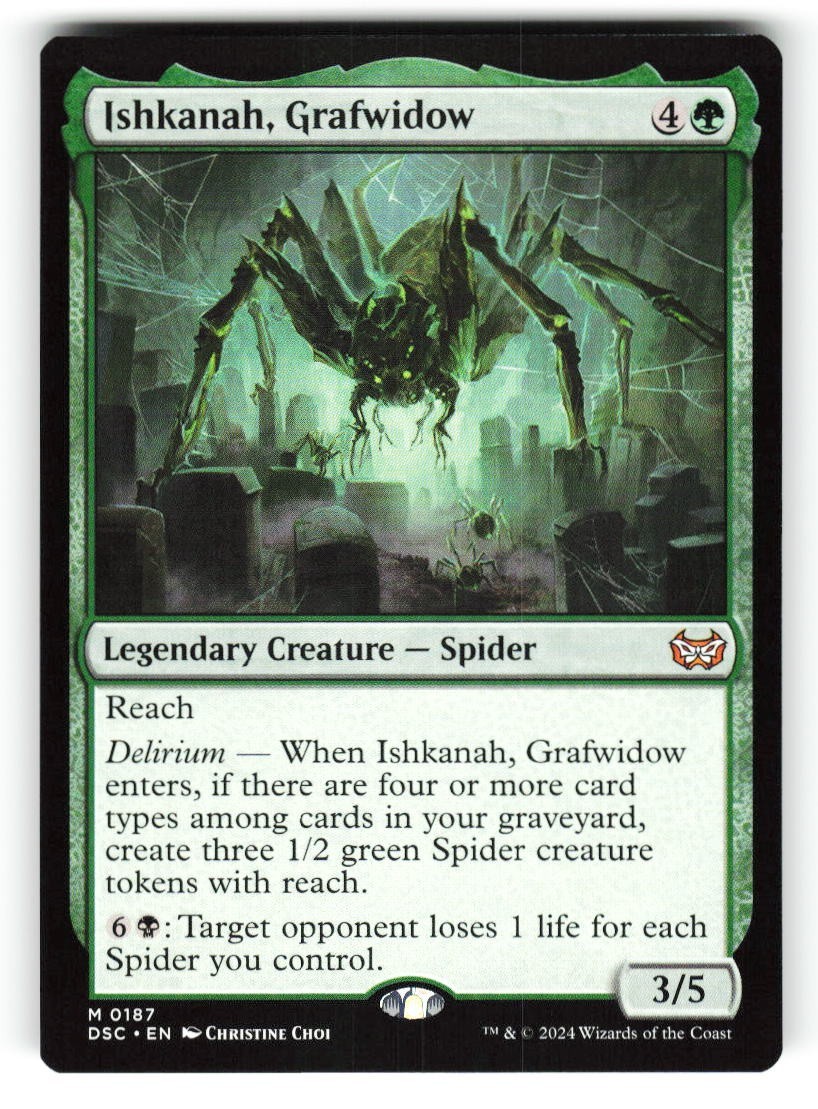 Ishkanah, Grafwidow #187 (NM) (DSC) (Non-Foil) MTG Magic