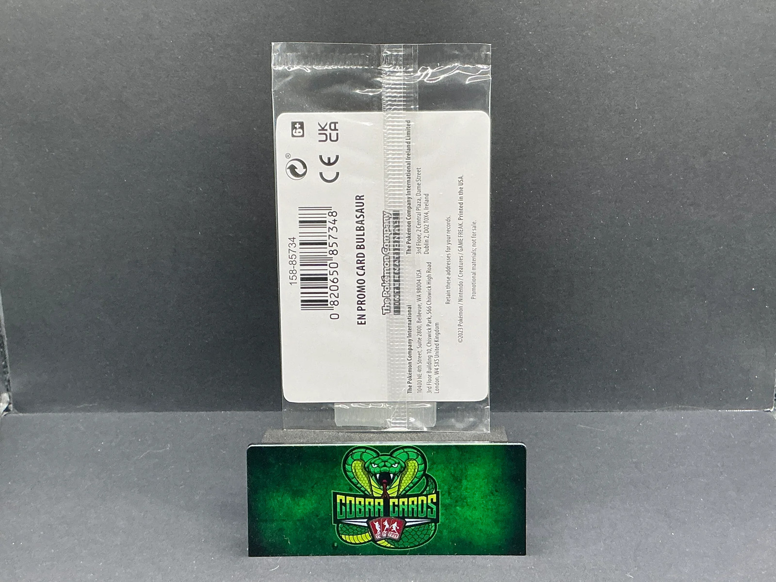 2023 Scarlet & Violet 151 Bulbasaur Reverse Holo Stamped Promo Sealed #1/165