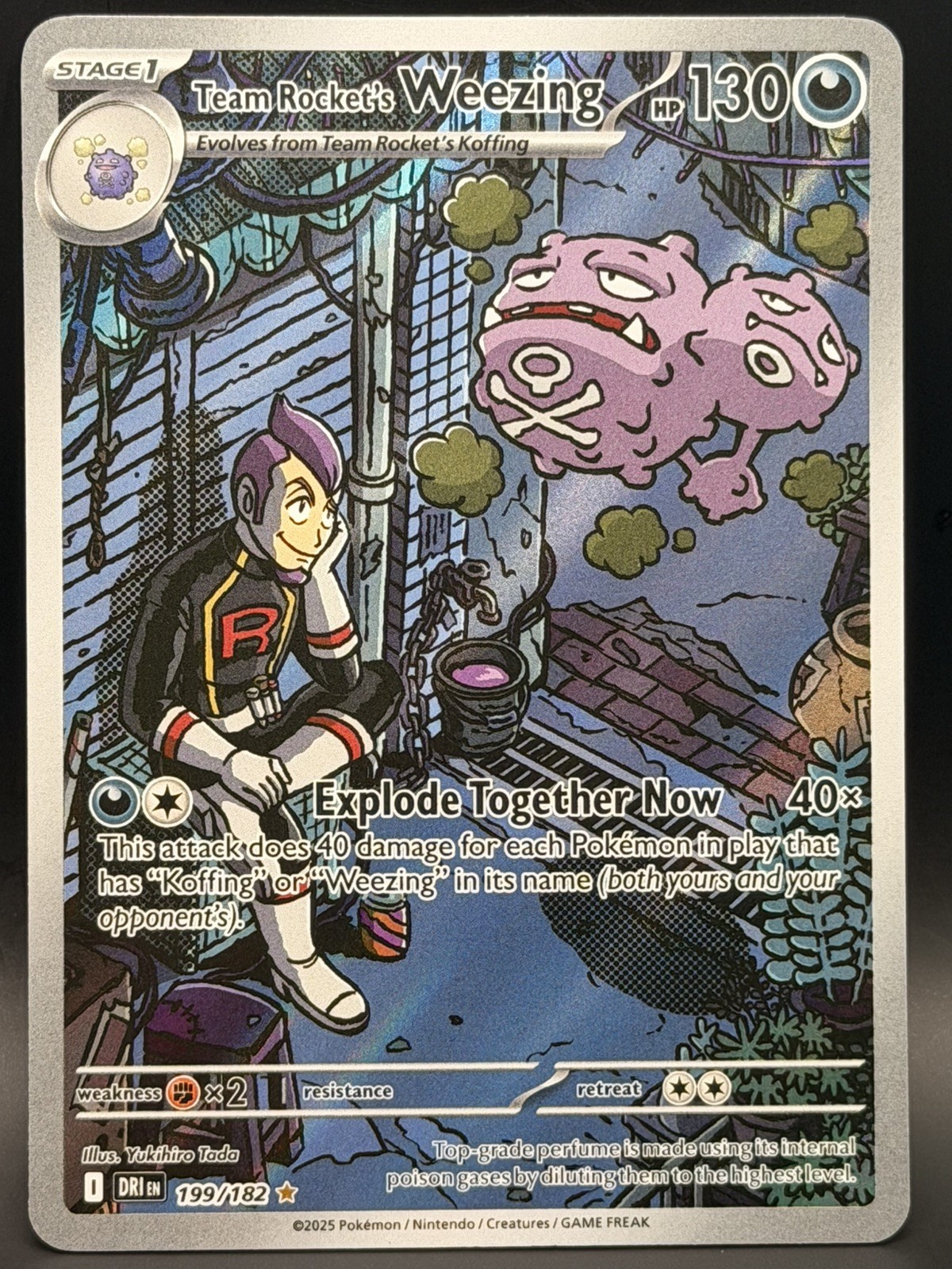 Pokémon TCG Team Rockets Weezing Destined Rivals 199/182