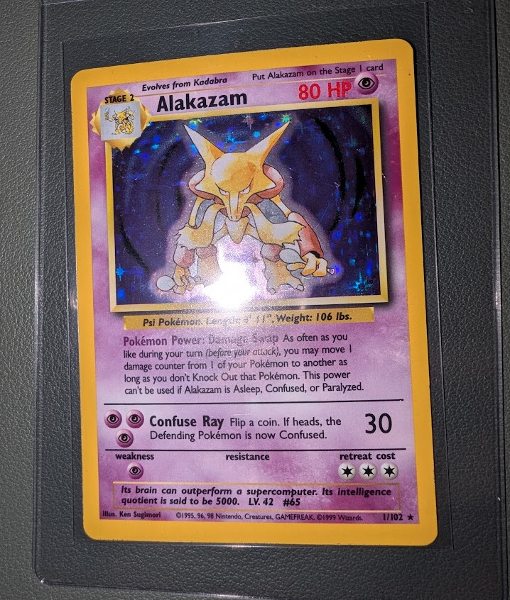 Alakazam 001/102 Base Set Holo