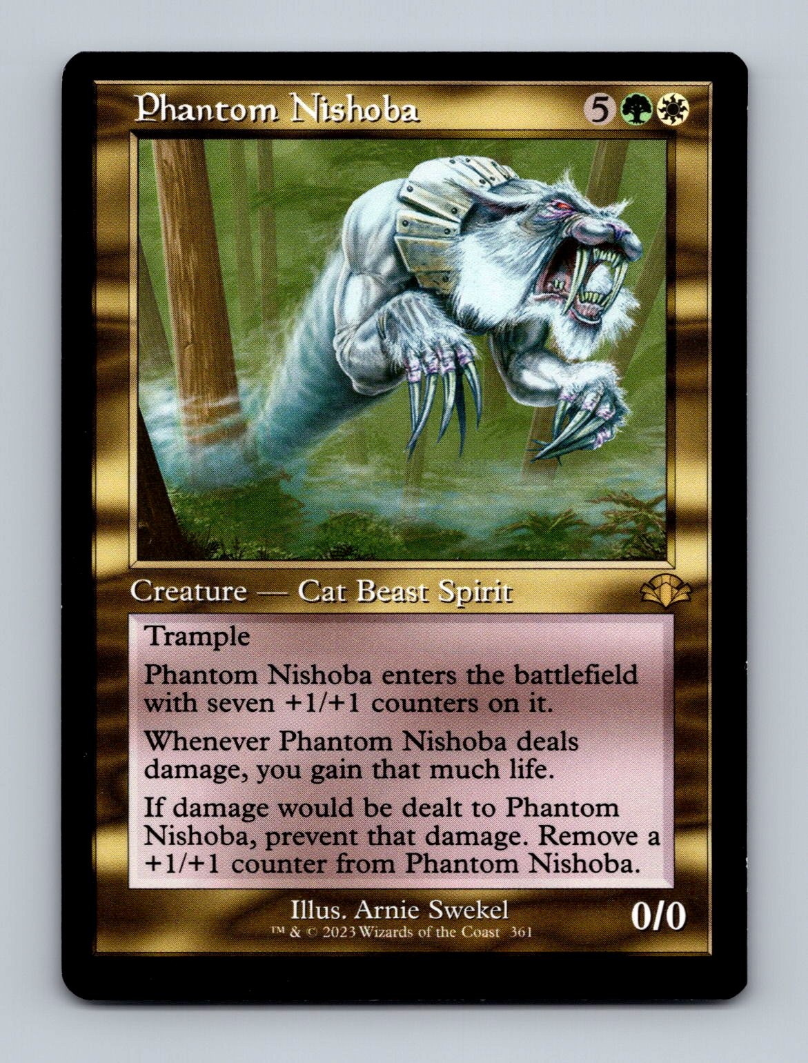 Phantom Nishoba (Retro Frame) Dominaria Remastered Non-Foil MTG NM
