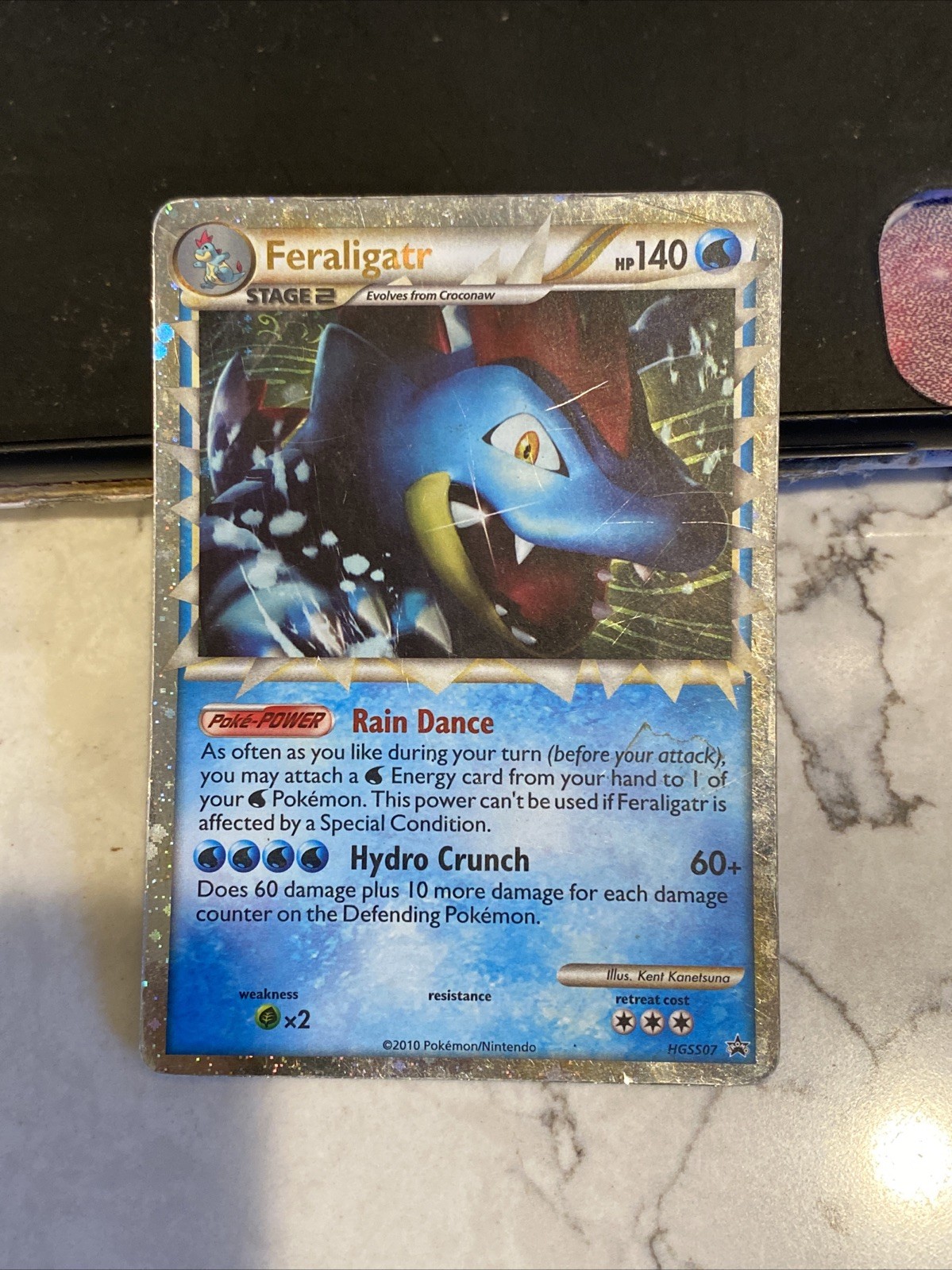 Feraligatr Black Star Promo HGSS07 Holo Card 2010 Pokemon