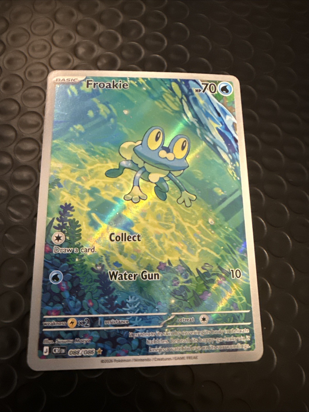 Froakie 088/086 Me04: Chaos Rising Holo