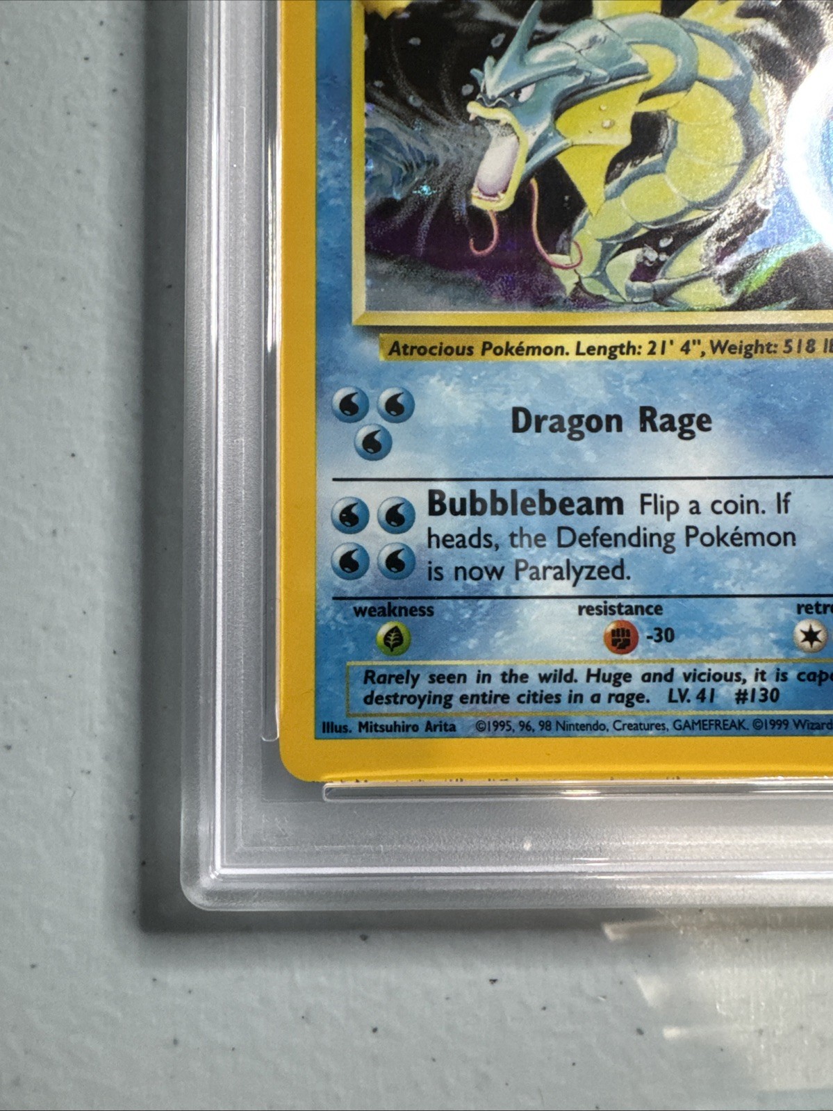 1999 Pokemon Base Set Gyarados 6/102 Holo Rare-PSA 6 Ex MINT Vintage New Cert
