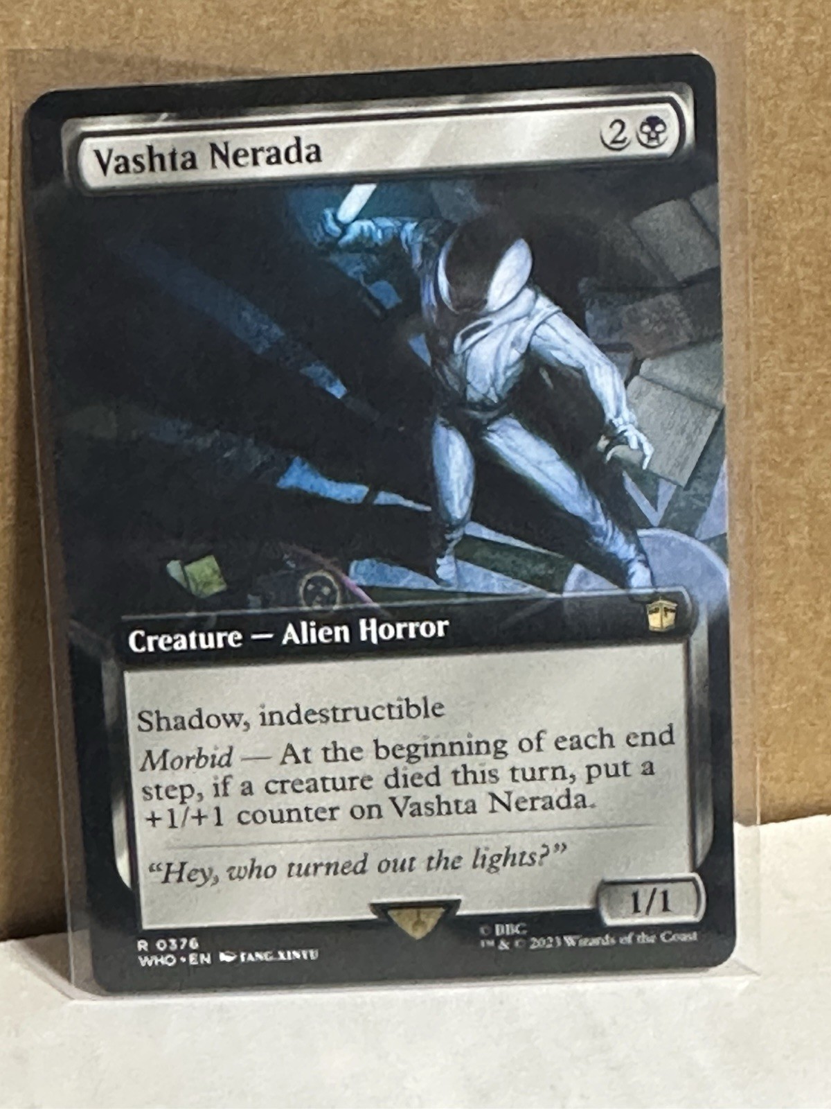 1x Vashta Nerada (Extended Art) – Universes Beyond: Doctor Who – NM – MTG LC1