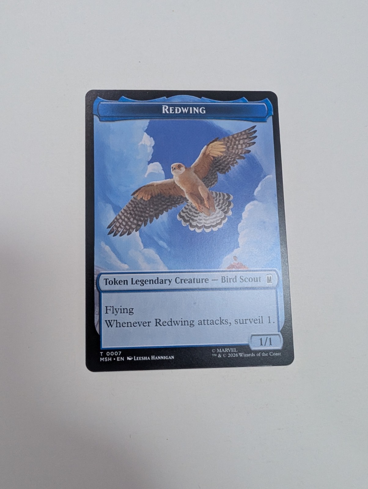 MTG – Redwing 0007/Zabu 0016 Token – Marvel Super Heroes NM/M Condition