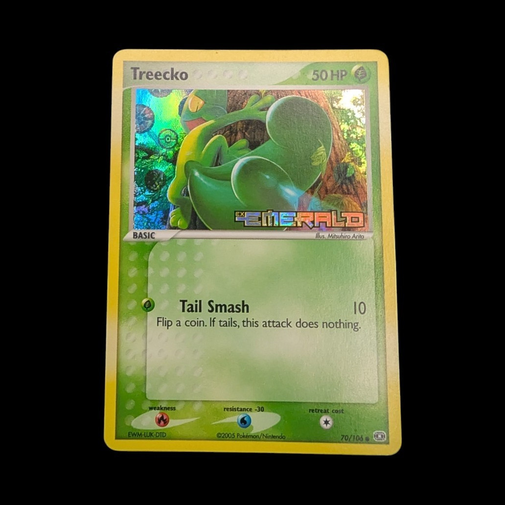 The Pokémon Company Pokemon TCG Treecko 70/106 Emerald Reverse Holo 50 HP Eng