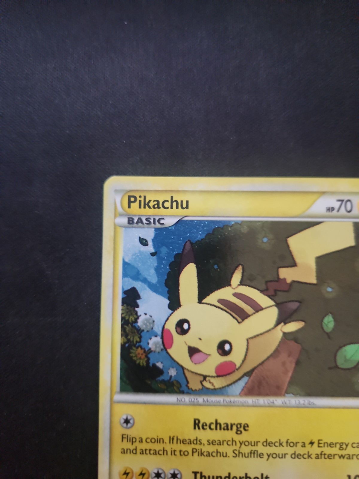 Pokémon Pikachu HGSS03 2010 Holo Promo Basic Card 70HP English